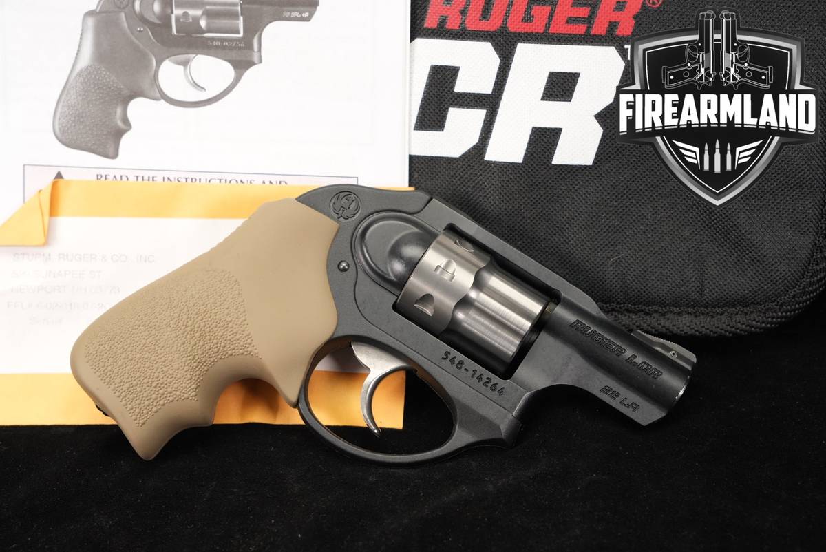 Ruger LCR-22 22LR 1.875" Two-Tone Black & Stainless LCR22