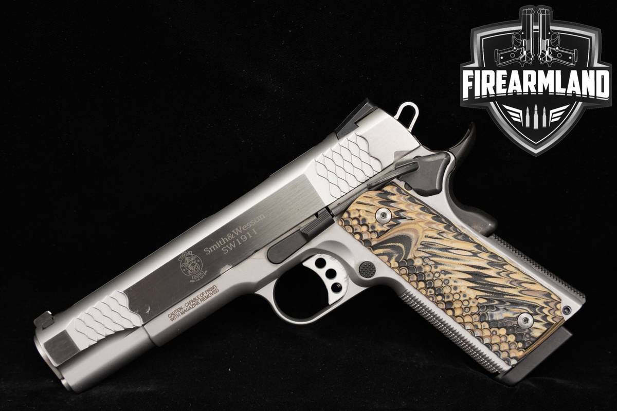 Smith & Wesson SW1911 E-Series S&W 45 ACP SW-1911 5" Stainless