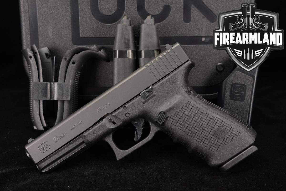 Glock 21 Gen4 G21 Gen 4 45 ACP 4.61" +3 MAGS & ORIG CASE