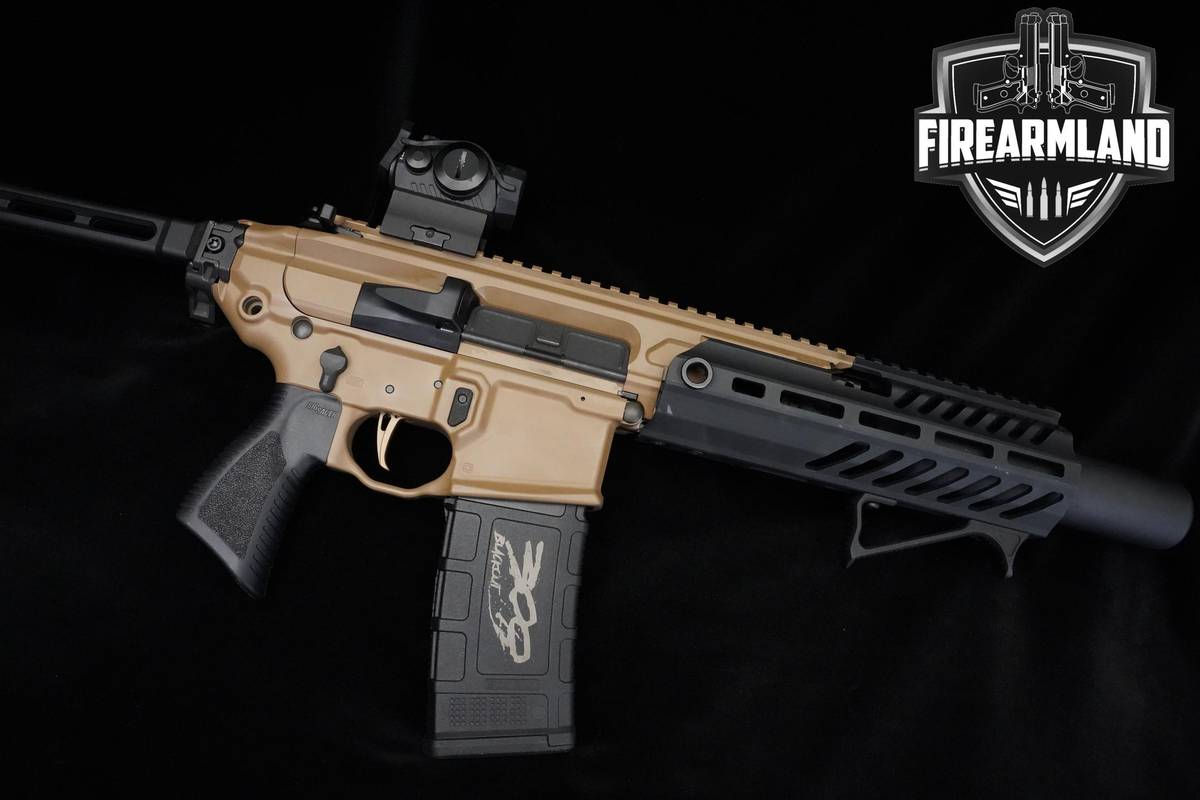 Sig Sauer MCX Rattler Canebrake 300 Blackout AR-15 AR15 AR 5.5" FDE +OPTIC