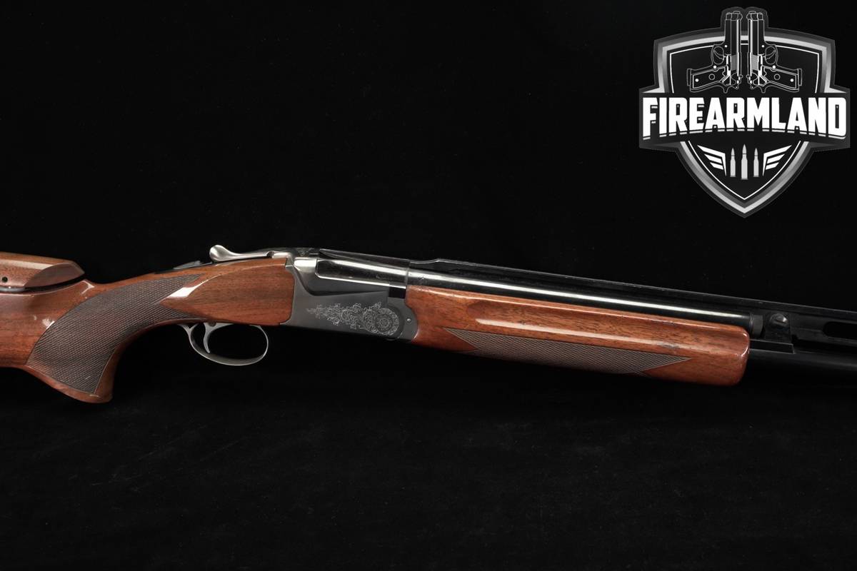 SKB Model 85TSS 12-Gauge Unsingle Trap Silver & Walnut 3"
