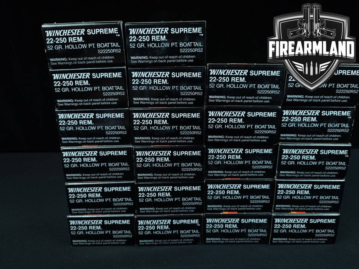 440 RDS! 22-250 Rem Ammo 22-250 Ammunition