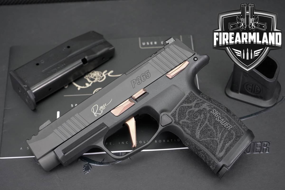 Sig Sauer P365XL COMP ROSE 9mm 3.1" P 365 XL Pistol +2 MAGS & ORIG CASE