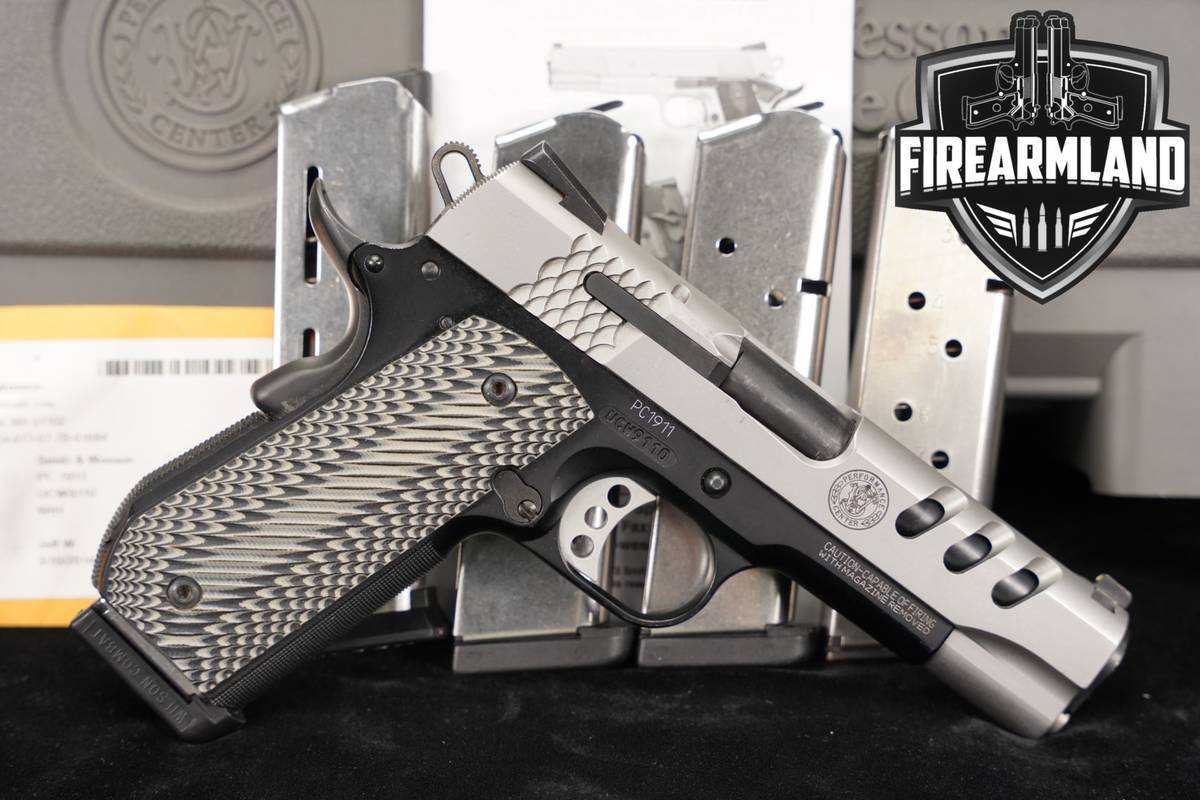Smith & Wesson PC1911 S&W PC 1911 4.25 +5 MAGS & ORIG CASE