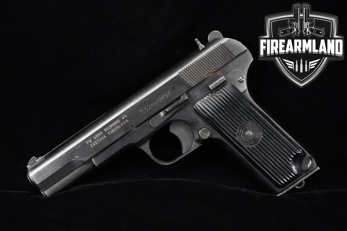1965 Zastava Arms M57 7.62X25mm Tokarev 4.6" Blued M-57 TT-33