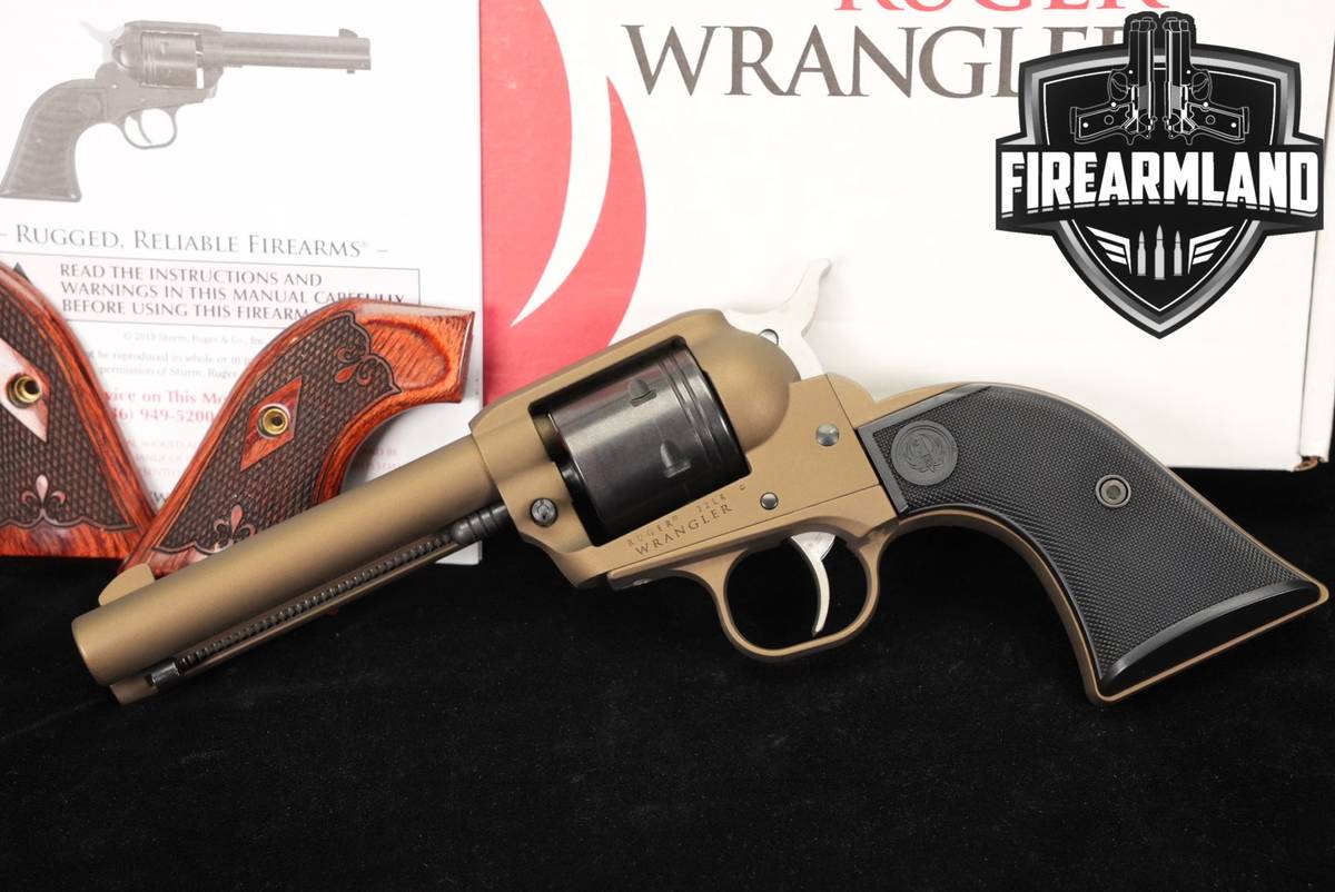 Ruger Wrangler 22LR 4.62 Two-Tone Burnt Bronze +ORIG BOX