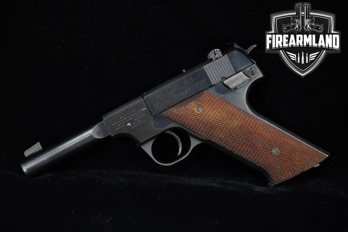 Late-1940s High Standard Model HD Military 22LR 4.5" Blued +HOLSTER