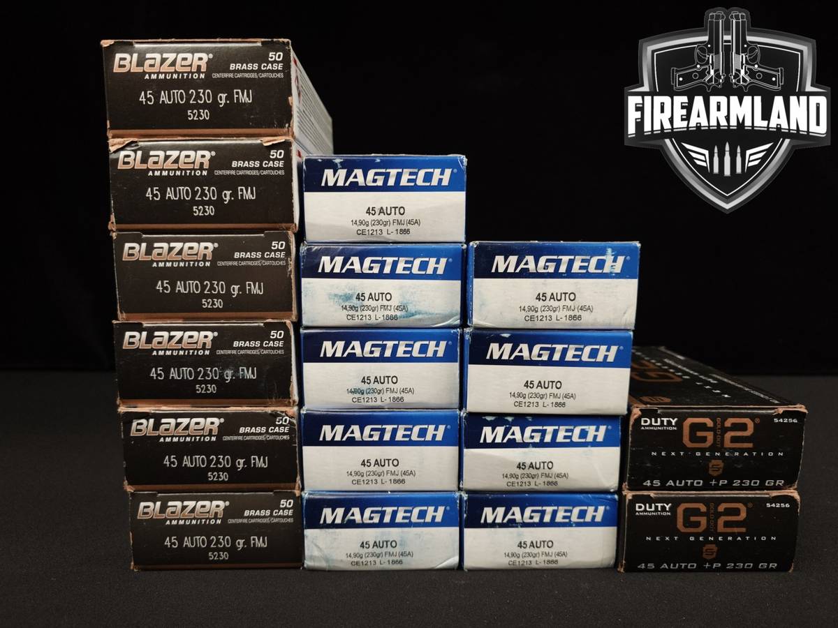 850 RDS! 45 ACP Ammo 45ACP
