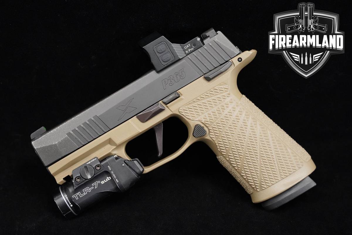 Sig Sauer P365 XMacro 9mm 3.5" Two-Tone P365 P365X +2 MAGS & HOLSTER