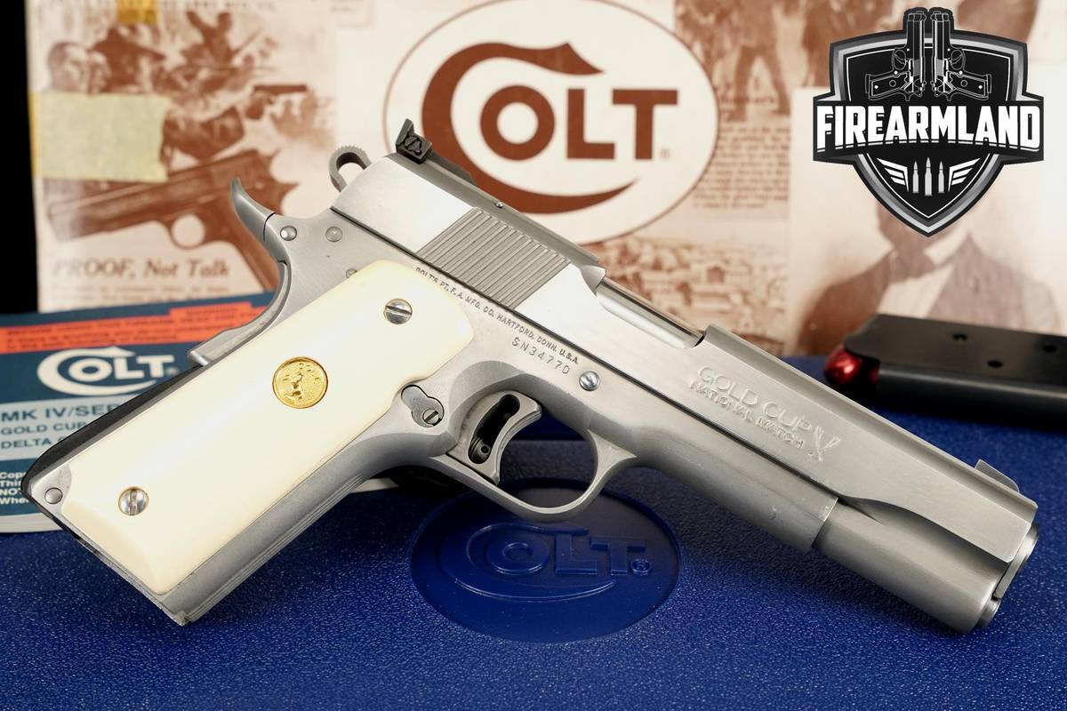 1992 Colt Gold Cup National Match MKIV 45-ACP 5" 1911 MK-IV +ORIG CASE