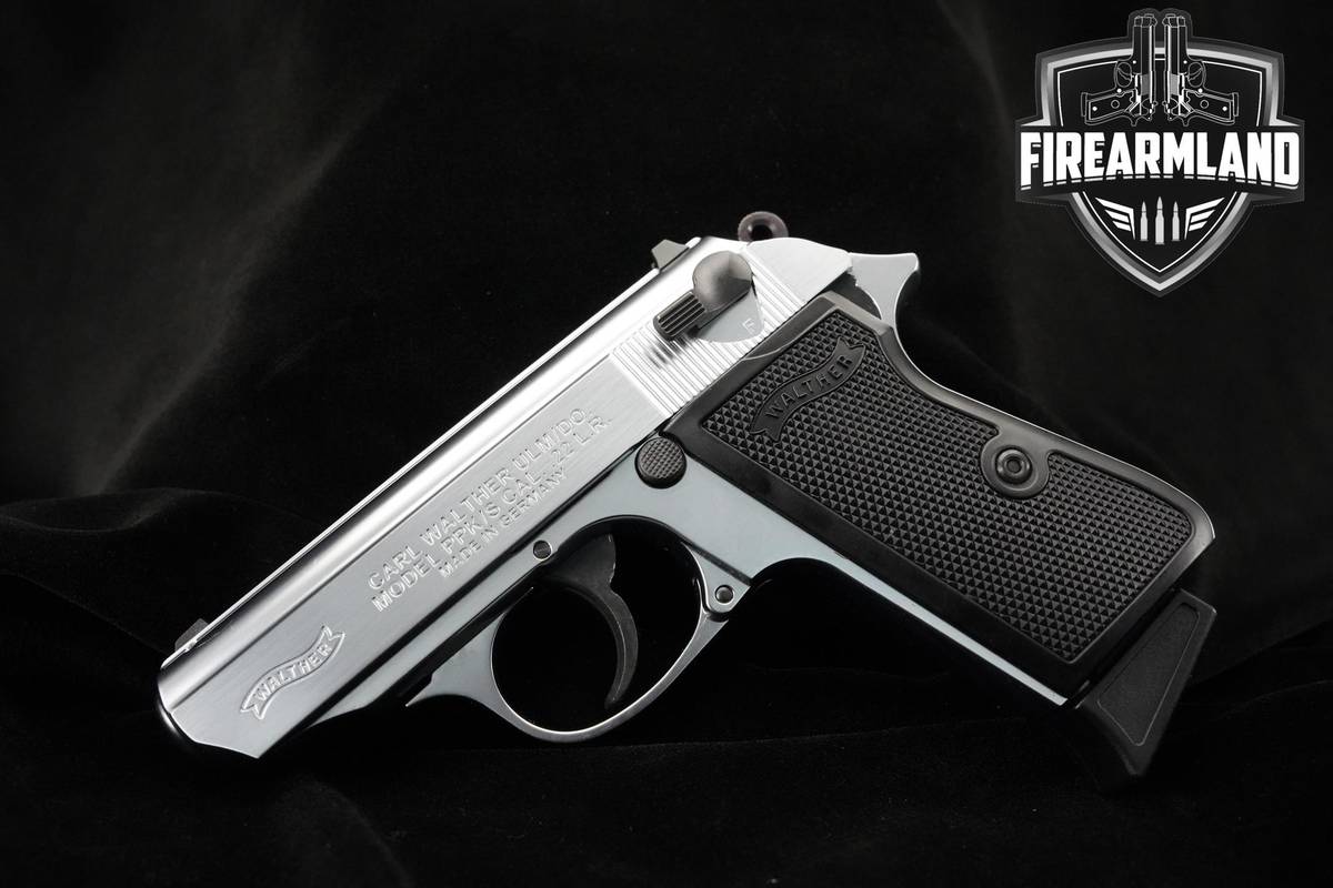 Walther PPK/S Nickel 22LR Nickel Plated PPK/S Walther PPKS +ORIG CASE