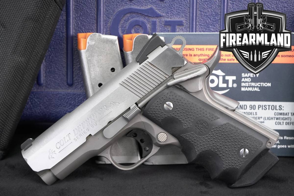 1998 Colt Defender Series 90 Lightweight 45 ACP 1911 3" +3MAGS, HOLSTER