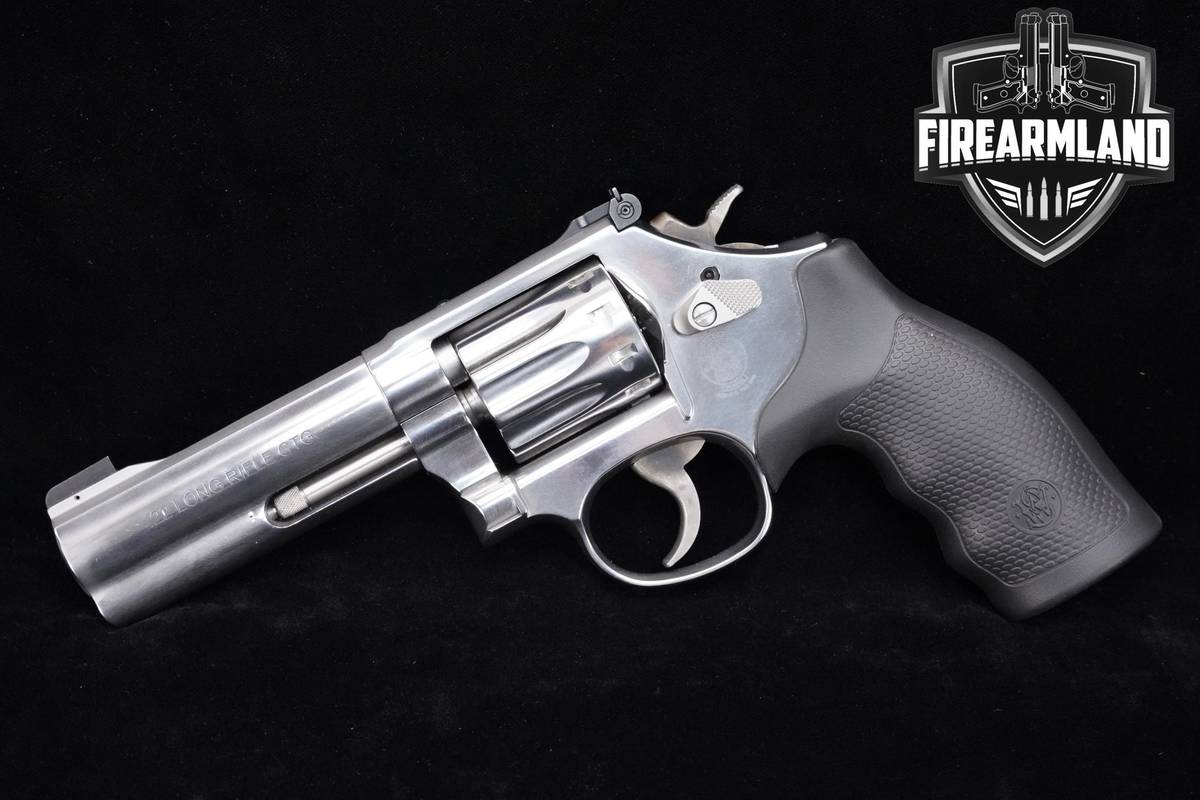 Smith & Wesson (S&W) Model 617-6 K-Frame 22LR 4" S&W 617-6 M617 +ORIG CASE
