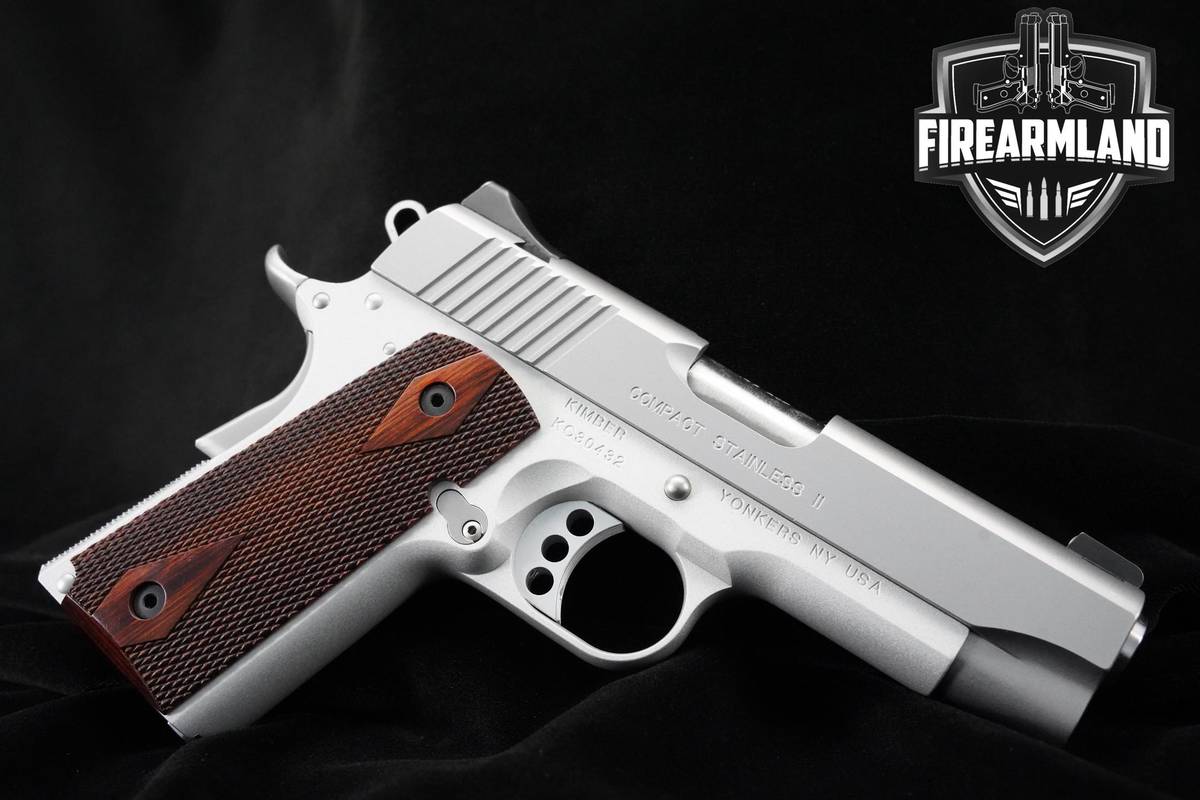 Kimber Compact Stainless II 45 ACP 1911 Kimber Stainless-2 +ORIG CASE