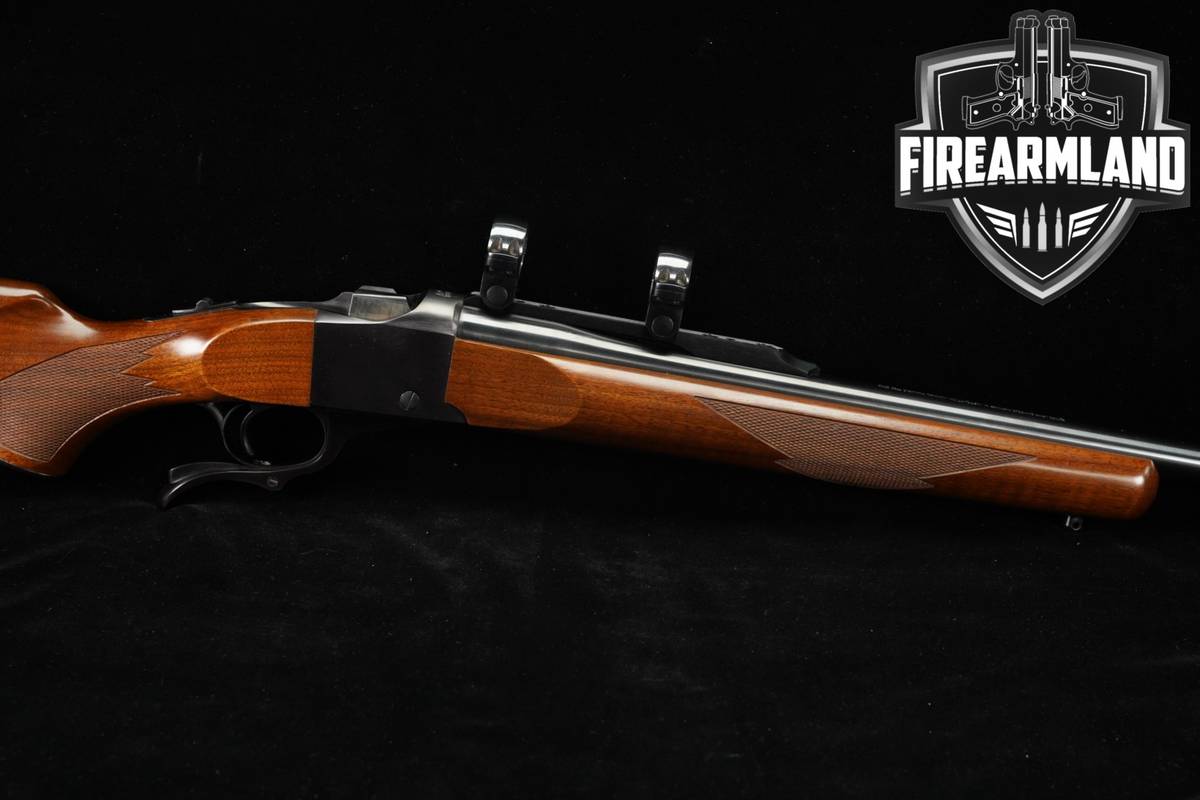 2001 Ruger No 1 1B Standard Rifle 7mm Rem Magnum 26 Blued & Wood No1
