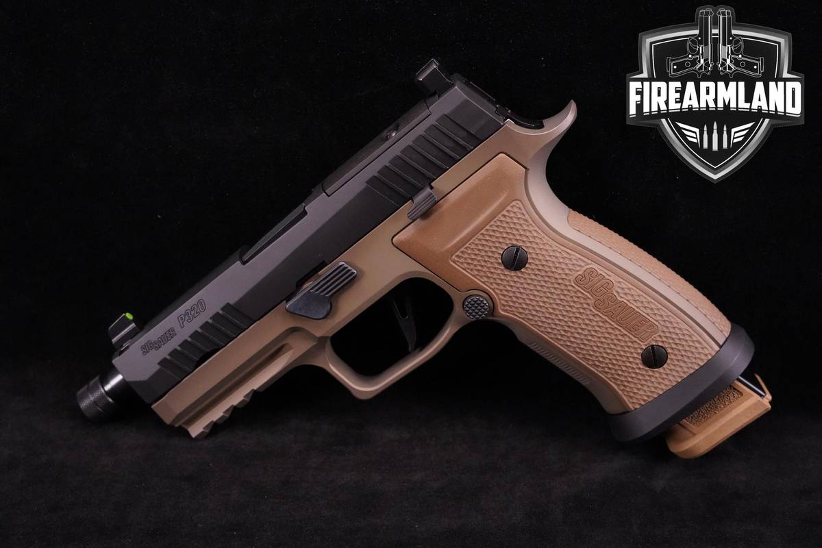SIG Sauer Custom Works P320 AXG Combat 9mm 4.6" P-320 +3 MAGS & ORIG CASE