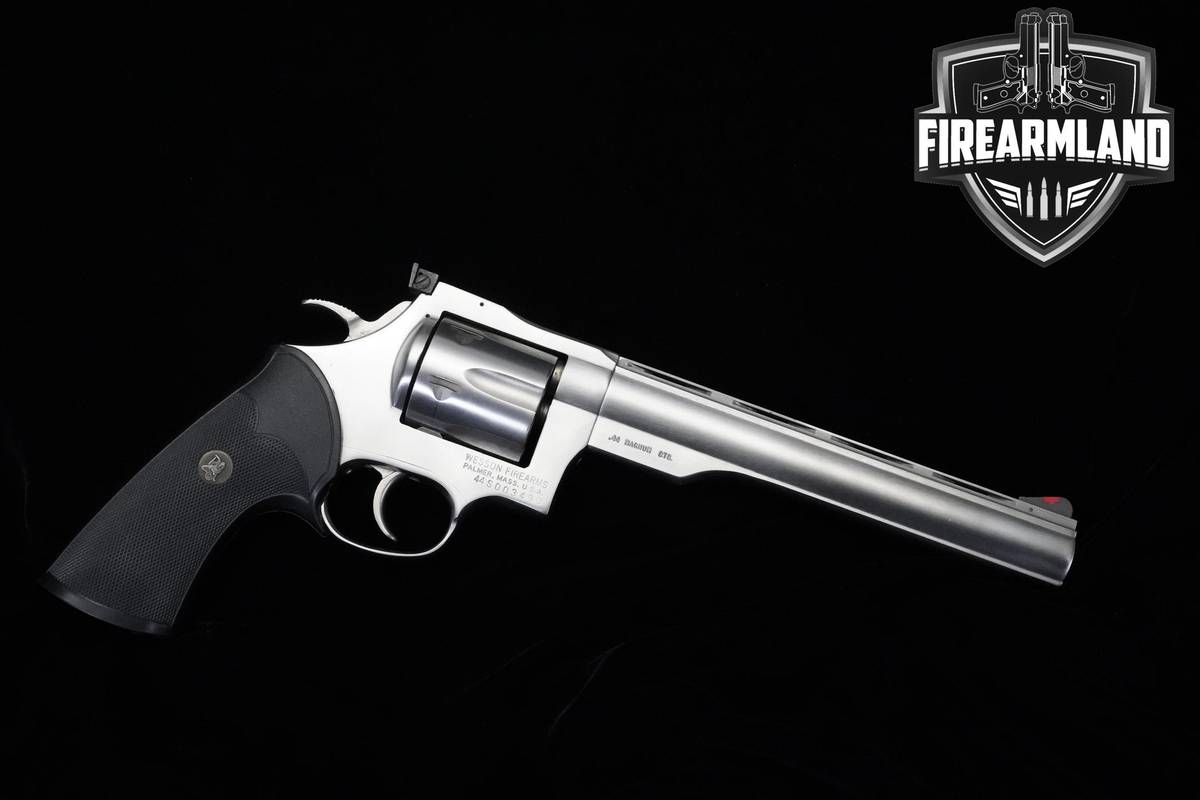 Dan Wesson Model 744 44 Magnum 8" Stainless Steel Dan-Wesson VENT RIB DA/SA