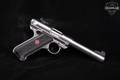 2019 Sturm Ruger Mark IV Target .22 LR Satin Stainless in Very Good Condition Image 3