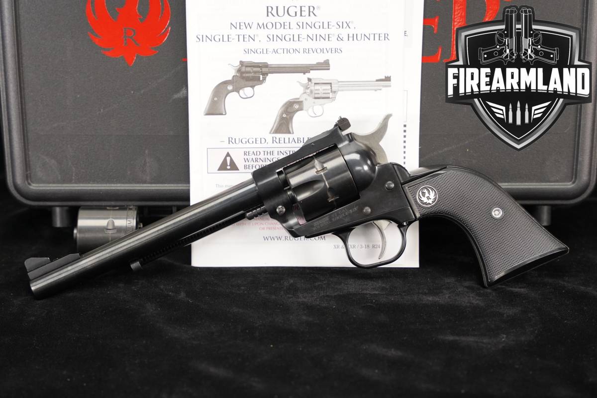 2-CYLINDER SET Ruger New Model Single-Six 22 LR & WMR Blued +ORIG CASE