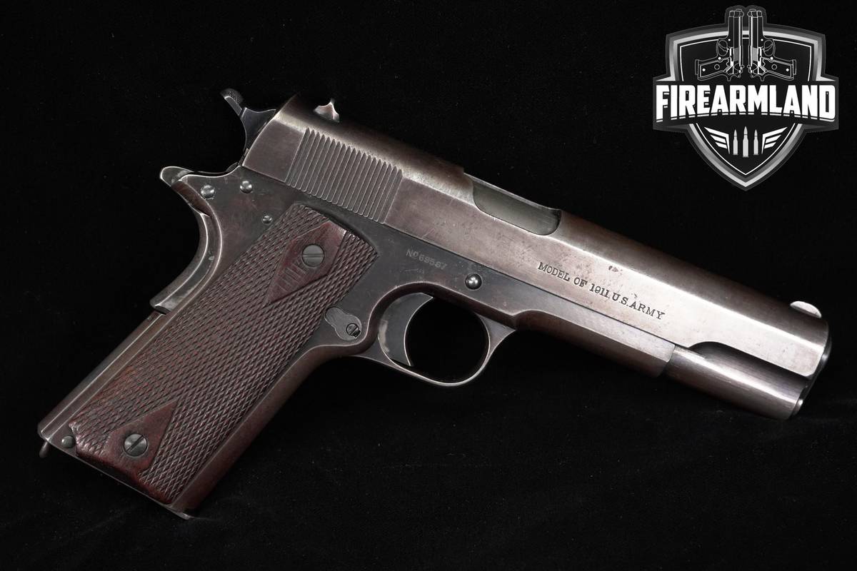 1914 Colt M1911 U.S Army WGP Inspected 45 ACP 1911 5" Blued A1 1911A1