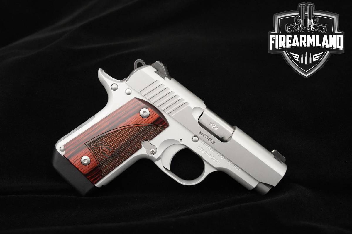 99% MINTY Kimber Micro 9 Stainless 9mm 1911 3.15" Kimber-Micro Micro9 +CASE