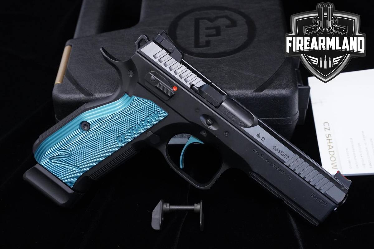 CZ Shadow 2 SA Blue 9mm 4.89" CZ +ORIG CASE