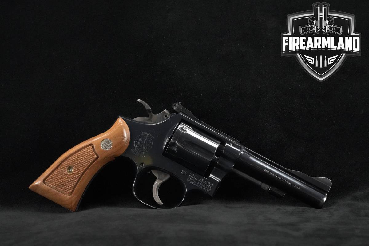 1978 Smith & Wesson Model 15-4 K-38 Combat Masterpiece 38-Special S&W 15-4