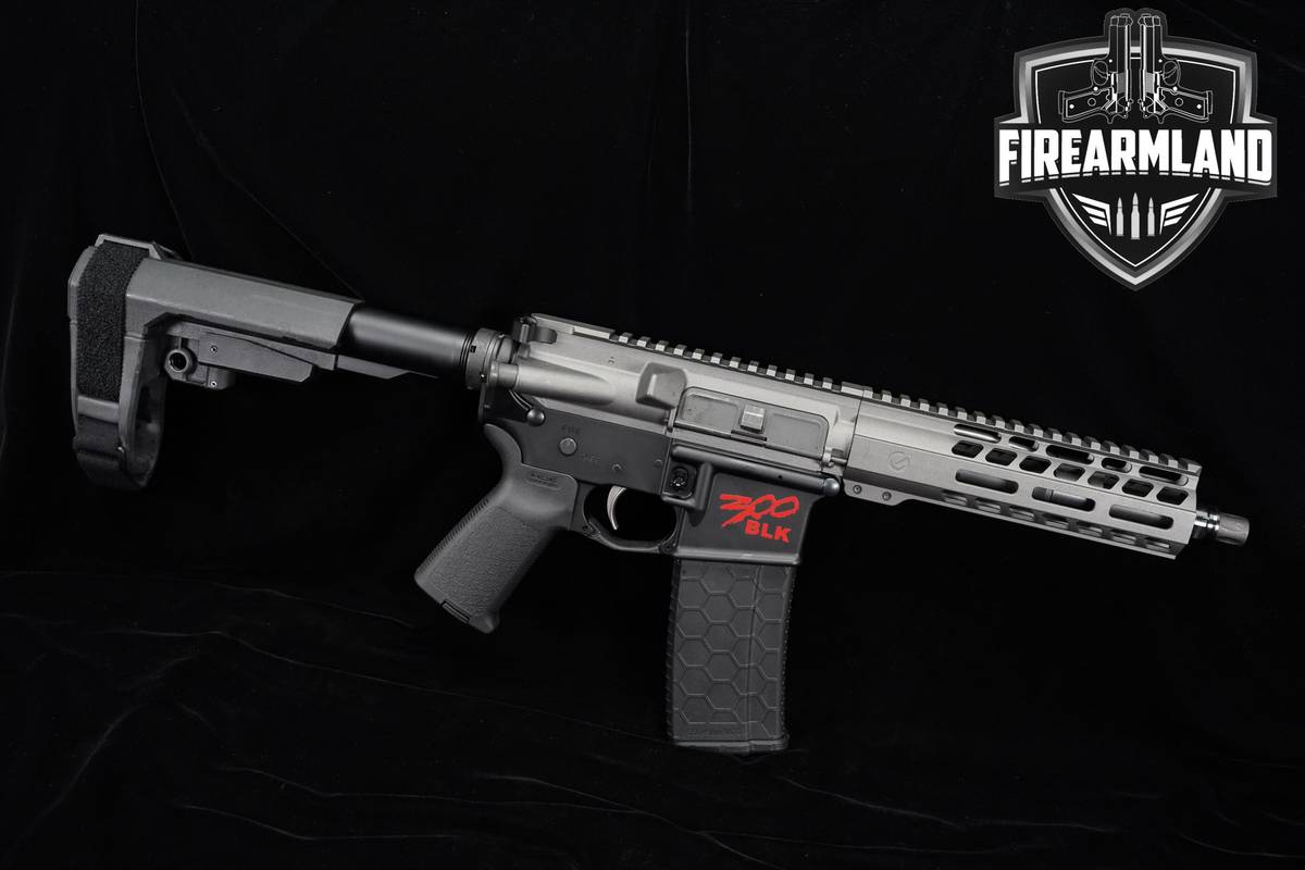 Palmetto State PSA PA-15 300 Blackout AR-Pistol AR15 7.5" Two-Tone