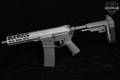 Palmetto State Armory (PSA) PA-15 .300 AAC Blackout (7.62x35mm) Two-Tone Gray & Black in Very Good Condition Image 2