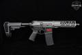 Palmetto State Armory (PSA) PA-15 .300 AAC Blackout (7.62x35mm) Two-Tone Gray & Black in Very Good Condition Image 3