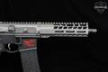 Palmetto State Armory (PSA) PA-15 .300 AAC Blackout (7.62x35mm) Two-Tone Gray & Black in Very Good Condition Image 5