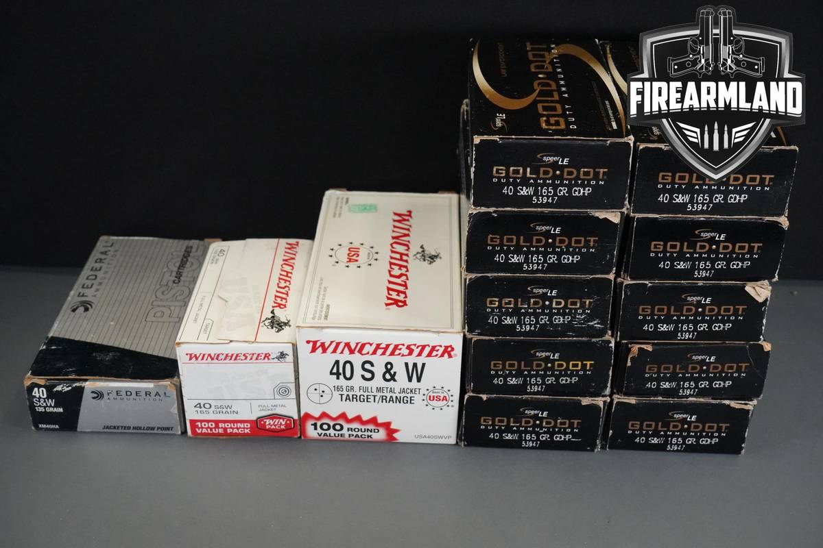 40 S&W Ammo 40-S&W Ammunition 750 ROUNDS