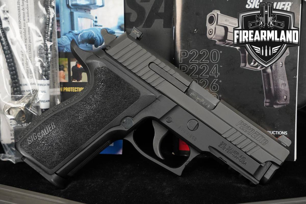 Sig Sauer P229R Enhanced Elite 9mm 3.9" P229-R P-229 +2 MAGS & ORIG CASE