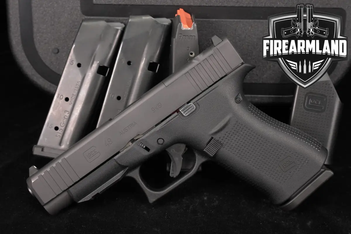 Glock 48 MOS G48 Slimline 9mm 4.17" +4 MAGS & ORIG CASE