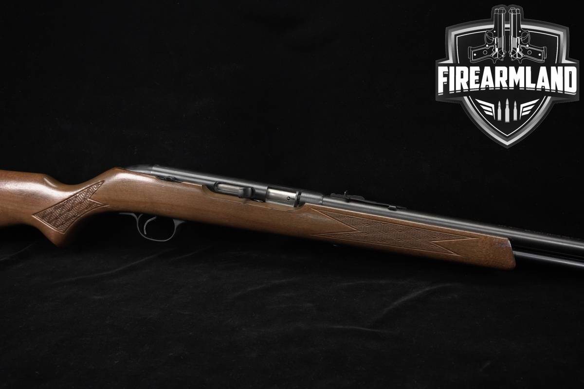 1970s Savage Arms Model 887 22LR 19.75" Blued & Hardwood