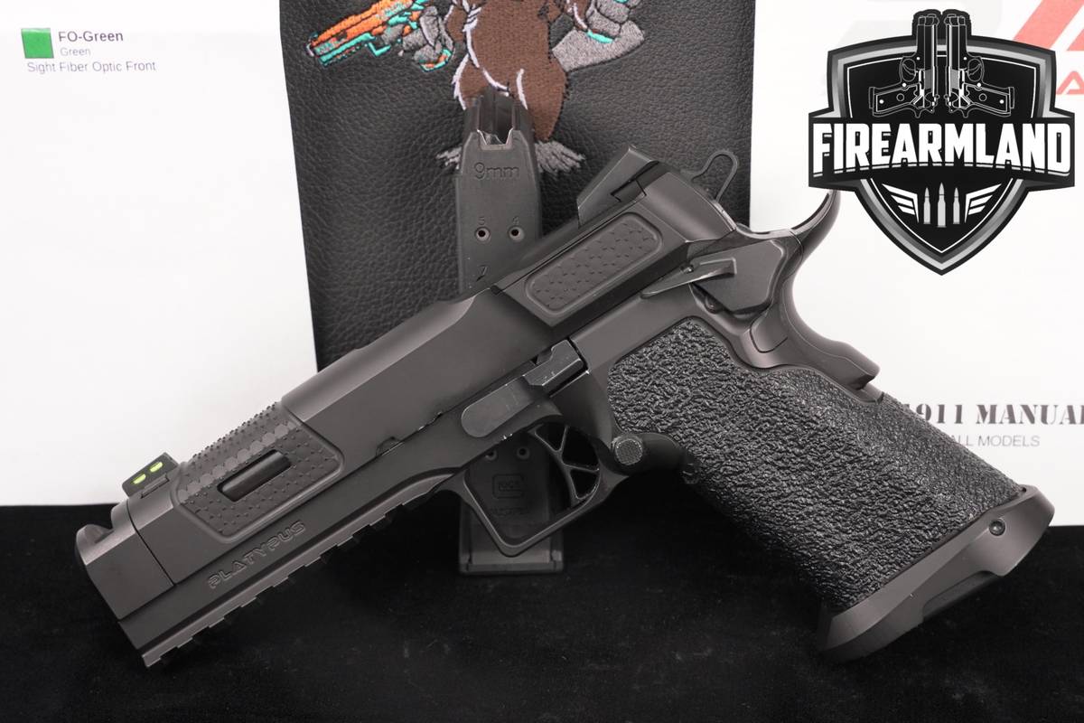 Stealth Arms Platypus 17 9mm 1911 COMP 2011 GLOCK MAG +2 MAGS & ORIG CASE