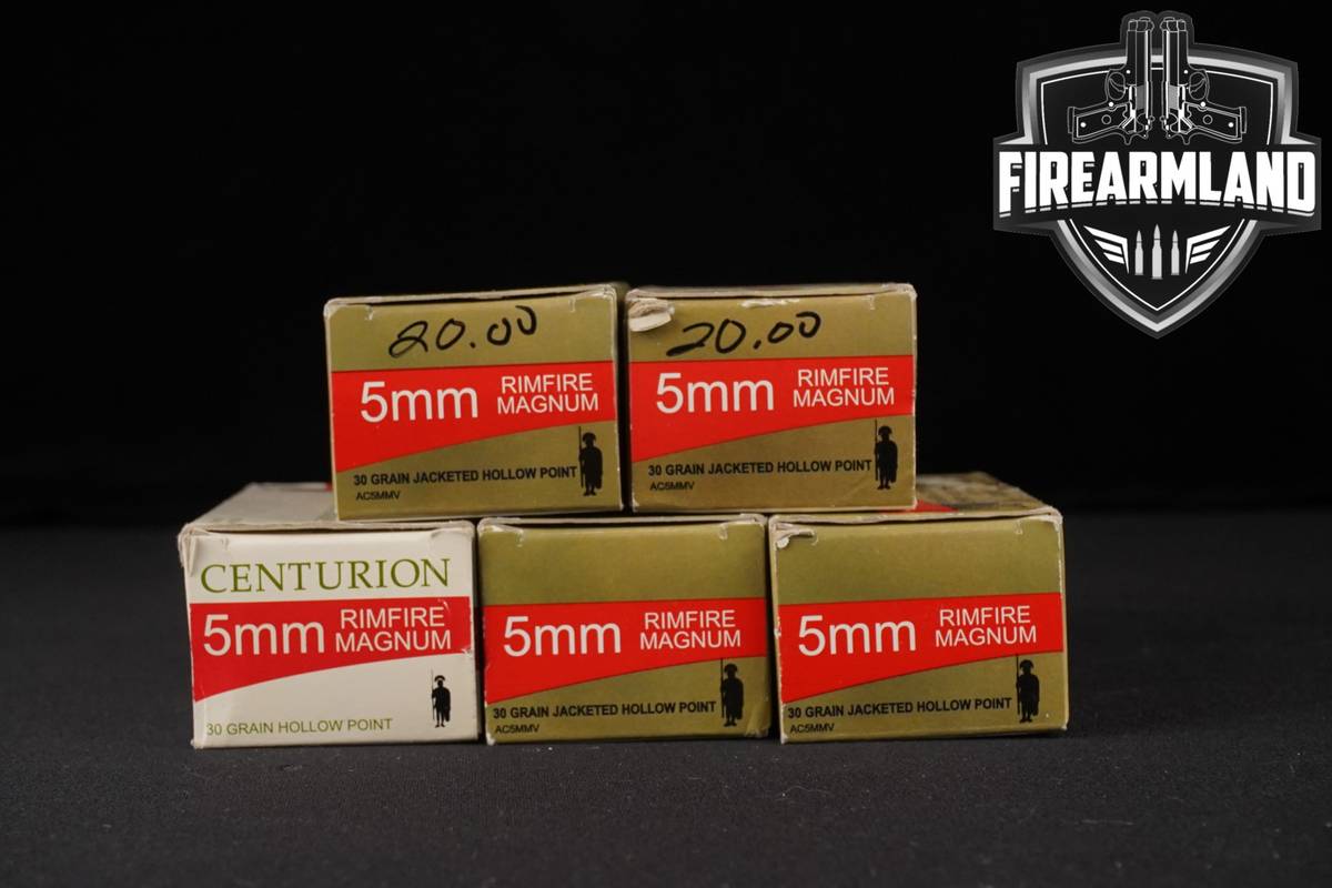 250 RDS! 5mm Remington Rimfire Magnum Ammo Ammunition