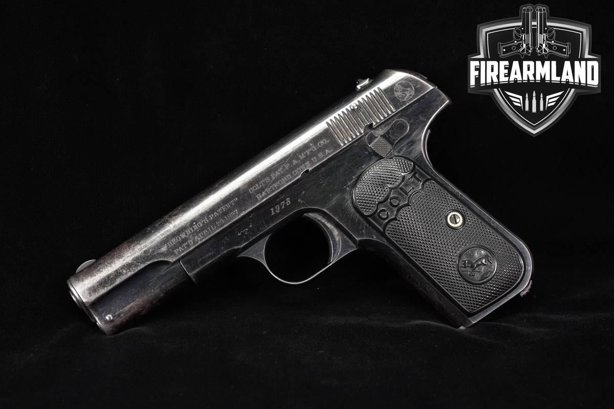 FIRST YEAR Colt Model 1903 Pocket Hammerless Type I 32 ACP 4" Blued 32ACP