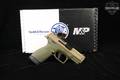 Smith & Wesson (S&W) M&P Shield X Thumb Safety 9mm Luger Two-Tone FDE & OD Green in Excellent Condition Image 2