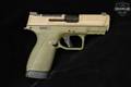 Smith & Wesson (S&W) M&P Shield X Thumb Safety 9mm Luger Two-Tone FDE & OD Green in Excellent Condition Image 3