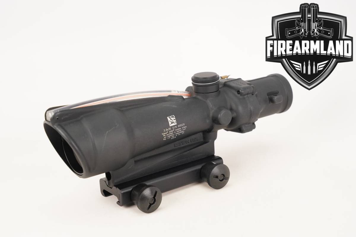 Trijicon ACOG 3.5x35 TA11E .308 Win. .308/762 Red Chevron BDC Scope +CASE
