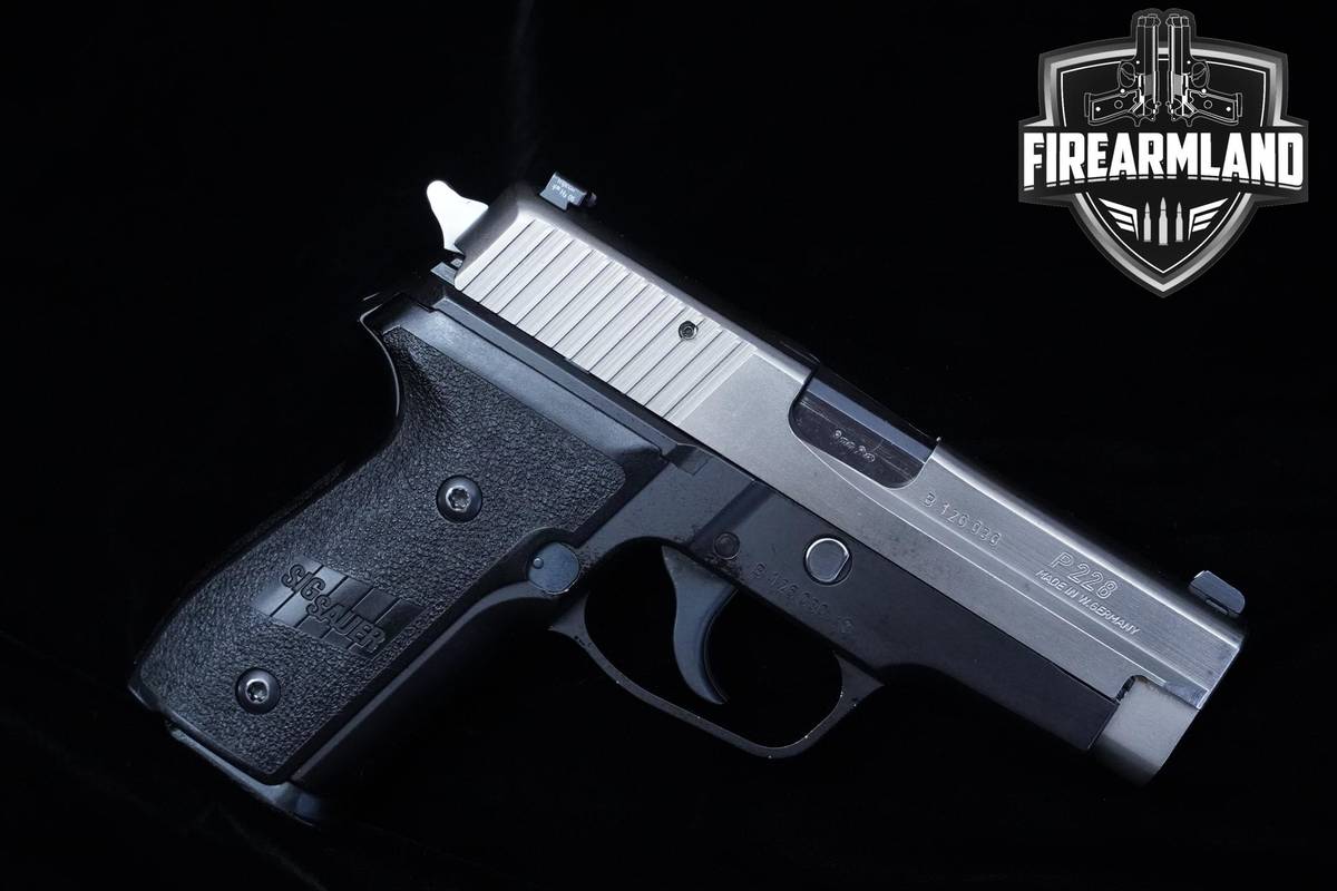 1991 Sig Sauer P228 Two Tone 9mm 3.9" P228 +ORIG BOX
