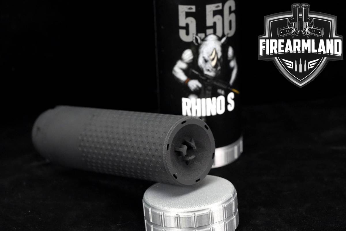 Ridgeback Defense Rhino S 5.56mm NATO Suppressor Silencer +ORIG CASE