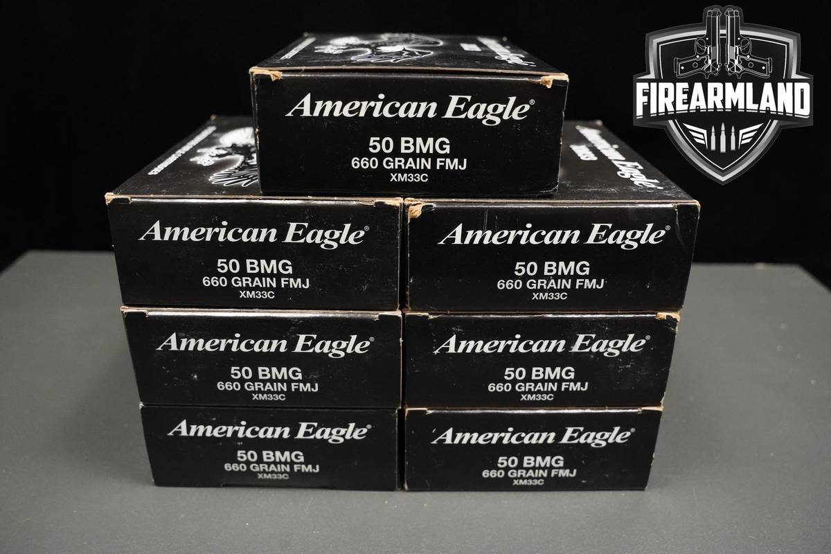 50 BMG Ammo 50-BMG Ammunition 70 ROUNDS