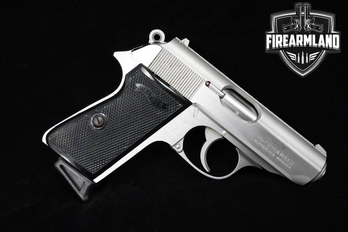 Walther Interarms PPK/S 380 ACP 3.3" Stainless Steel Walther PPK/S DA/SA