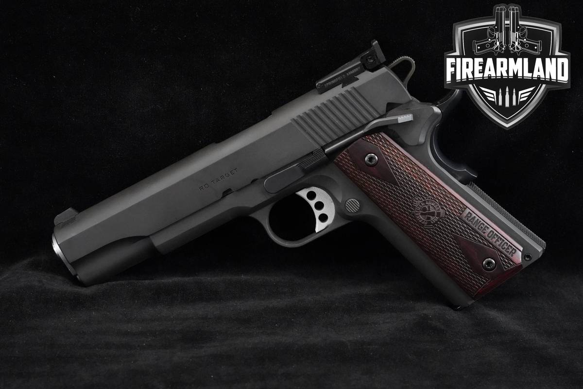 Springfield Armory 1911 Range Officer Target 45 ACP 5" Parkerized +ORIG BOX