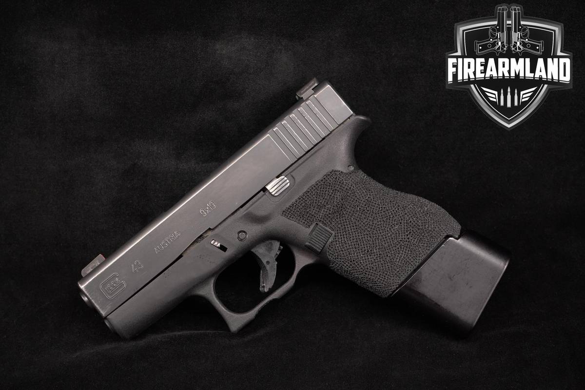 Glock 43 Slimline 9mm 3.41" G43 Slim-Line HYVE +3 Mag-Extension