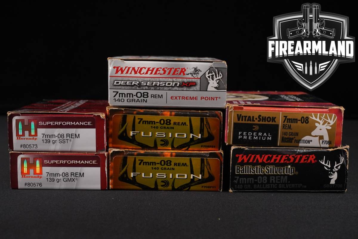 140 RDS! 7mm-08 Rem Ammo Ammunition