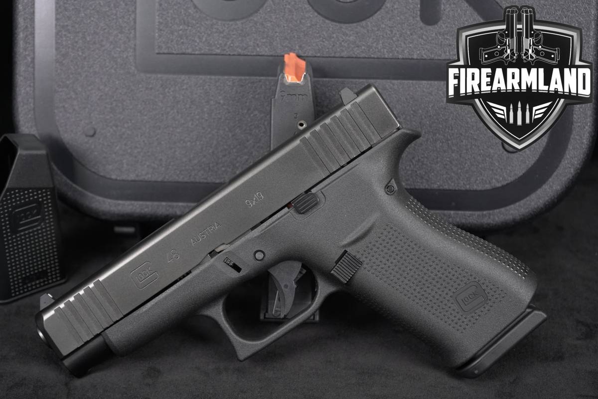Glock 48 Slimline G48 9mm 4.17" +2 MAGS & ORIG CASE
