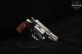 1975-1976 Smith & Wesson (S&W) Model 37 Chiefs Special Airweight .38 Spl. Bright Nickel in Very Good Condition Image 2